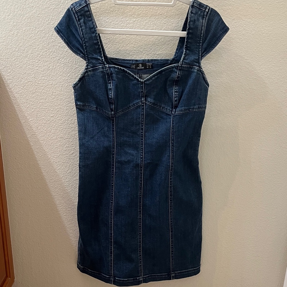 Volcom Dark Blue Mini Dress